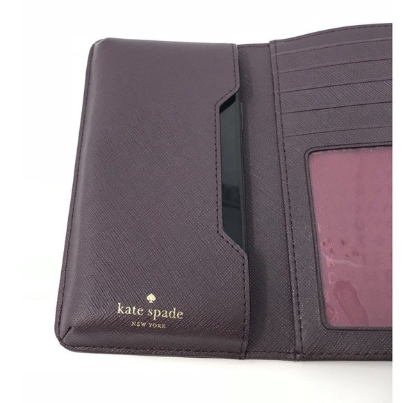 Kate Spade Laurel Way Leather Wristlet Phone Case - Picture 2 of 5